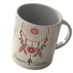 Ceramic White Coffee Mug Customized with Photo and quotes