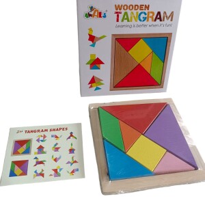 AWALS Tangram Wooden Puzzle Educational Toy For Kids  (7 Pieces)