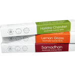 Incense Sticks (3 Packs Per 30 Sticks) – Samadhan, Lemon Grass, Haridra Chandan