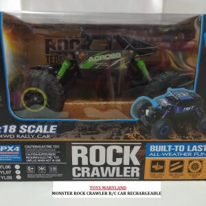 ROCK CRAWLER REMOTE CAR BIG TYRES FAST MOVING CAR CHARGEABLE